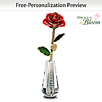 Everlasting Love Personalized Rose Centrepiece