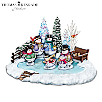 Thomas Kinkade Winter Wonderland Sculpture