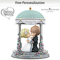 Precious Moments Personalized Porcelain Wedding Day Figurine