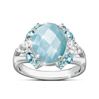 Aqua Horizon Ring