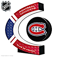 Montreal Canadiens&reg; Levitating Puck Sculpture