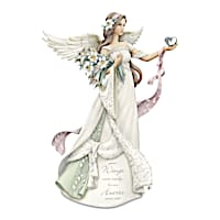 Karen Hahn Remembrance Angel Figurine With Swarovski Crystal