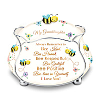 "Bee-lieve In Yourself" Granddaughter Porcelain Music Box