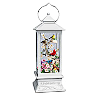 Songbird Lantern With Lights And Ever-Swirling Glitter