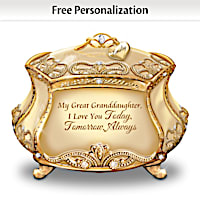 My Dearest Great Granddaughter Personalized Music Box