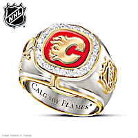 Calgary Flames® Diamond Ring