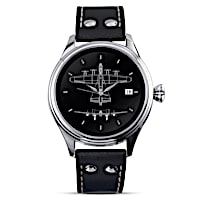 The Lancaster Bomber Watch With Authentic Blueprint Artwork