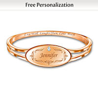 Personalized Solid Copper Wellness Bracelet