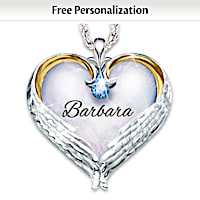 Birthstone Always In My Heart Personalized Pendant Necklace