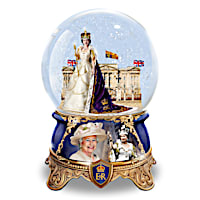 Queen Elizabeth II Coronation Glitter Globe
