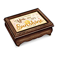 "Granddaughter, You Are My Sunshine" Wooden Music Box