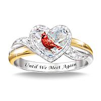 "Messenger From Heaven" Simulated Diamond Remembrance Ring