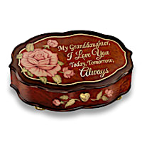 "Love You Always" Swiss-Inspired Wood-look Music Box