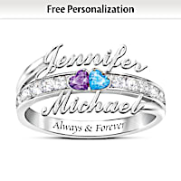 Forever Us Personalized Ring