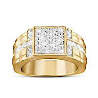 40 Genuine Diamonds Gold Label Ring