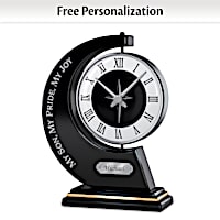 My Son, My Pride, My Joy Personalized Clock