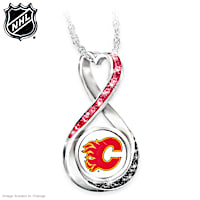 "Flames&reg; Forever" Infinity Pendant Necklace