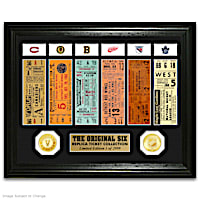 The Original Six&#153; Vintage Ticket-Inspired Wall Decor