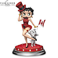 Betty Boop Patriotic Pinup Figurine