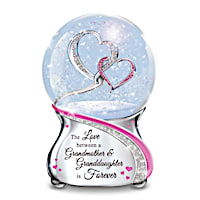 Grandmother And Granddaughter Musical Glitter Globe