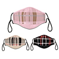 Pleasing Plaids Face Mask Set