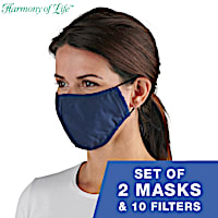 Bacterial Resistant Cooling Face Mask Set