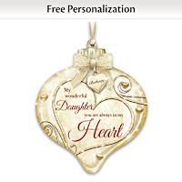 My Wonderful Daughter Personalized Ornament