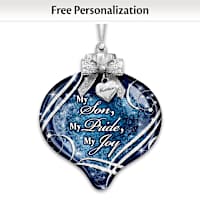 My Son, My Pride, My Joy Personalized Ornament