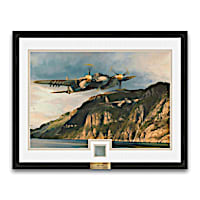 Robert Taylor "Mosquito Bomber" Framed Photo Mint