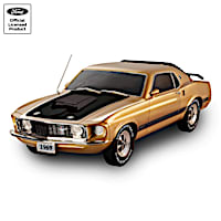 Ford Mustang Mach I Legendary Gold Edition Sculpture