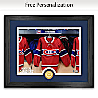 Canadiens&reg; Locker Room Personalized Wall Decor