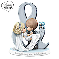 Precious Moments Bride And Groom Bisque Porcelain Figurine