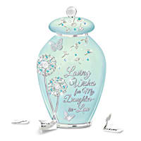 Loving Wishes For My Daughter-In-Law Porcelain Musical Jar