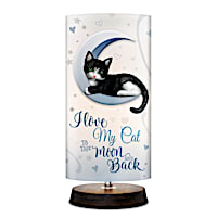 Love My Cat To The Moon And Back Lamp