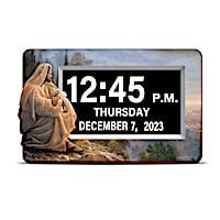 Greg Olsen Religious Art Easy-Read Full Disclosure Clock