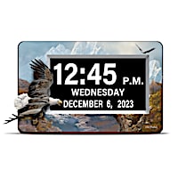 Ted Blaylock Eagle Art Easy-Read Full Disclosure Clock