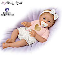 "Cooing" Baby Girl Doll With "Heartbeat" By Linda Murray