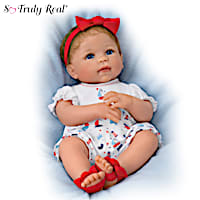 "Little Saylor" Lifelike Baby Doll With Magnetic Pacifier