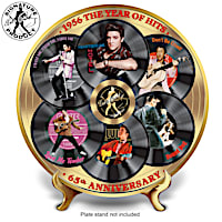 "Elvis 1956 The Year Of Hits" Porcelain Collector Plate