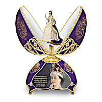 Queen Elizabeth II Peter Carl Faberge-Style Egg-Shaped Heirloom