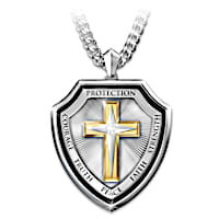 Shield Of Faith Pendant Necklace