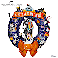 The Nightmare Before Christmas Illuminating Halloween Wreath