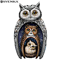 Blake Jensen "Eyes Of Wisdom" Nesting Owls Figurine Set