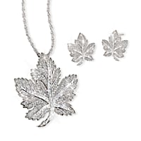 Fit For Royalty Pendant Necklace And Earrings Set