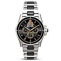RCMP Men's Stainless Steel Chronograph Watch