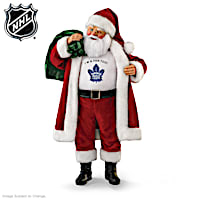 "I'm A Fan Too!" Toronto Maple Leafs® Poseable Santa