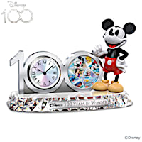 "Disney 100 Years Of Wonder" Commemorative Clock