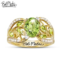 2-Carat Gemstone Viridian Dream Bob Mackie Peridot Ring