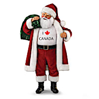 I Love Canada Santa Doll