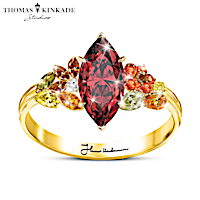 4-Carat Thomas Kinkade Autumn Bliss Ring